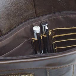 MALETIN DE PIEL PIERRE DELONE "NARBONA"