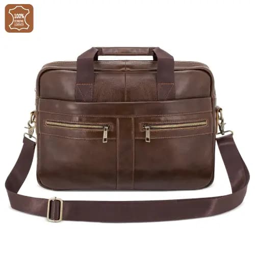 MALETIN DE PIEL PIERRE DELONE "NARBONA"