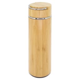 TERMO DOBLE PARED BAMBU/ACERO INOXIDABLE "MALASIA"