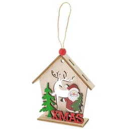 ADORNO NAVIDEÑO DE MADERA "LAPONIA"