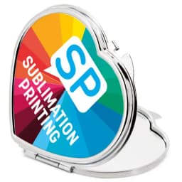 ESPEJO SUBLIMACIÓN CORAZÓN "SASTY"