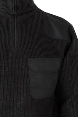 Jersey punto grueso con cuello alto