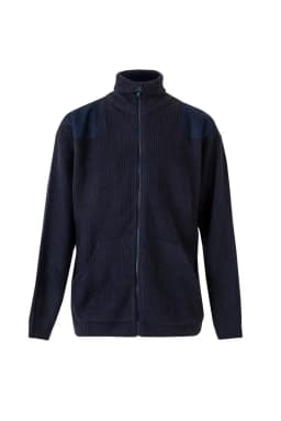 Chaqueta punto grueso con cuello alto