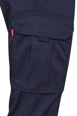 Pantalón stretch multibolsillos mujer