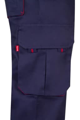 Pantalón bicolor multibolsillos