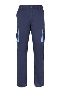 Pantalón bicolor multibolsillos