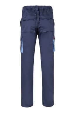 Pantalón bicolor multibolsillos