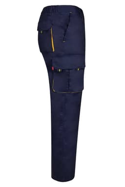 Pantalón bicolor multibolsillos