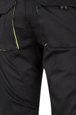 Pantalón stretch bicolor multibolsillos