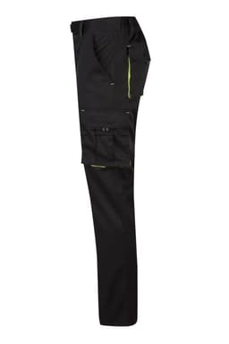 Pantalón stretch bicolor multibolsillos