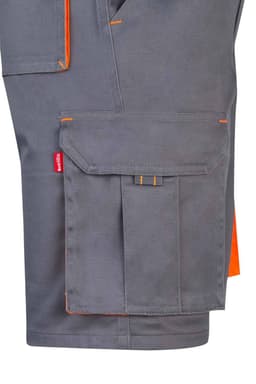 Bermudas stretch bicolor multibolsillos