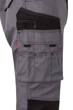 Pantalón canvas bicolor multibolsillos