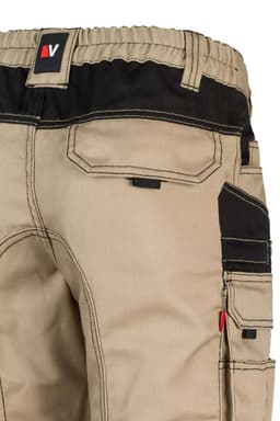 Pantalón canvas bicolor multibolsillos