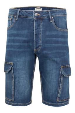 Bermudas denim stretch multibolsillos