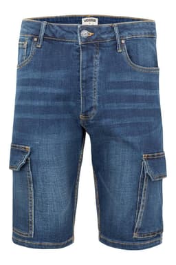 Bermudas denim stretch multibolsillos
