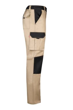 Pantalón bicolor multibolsillos