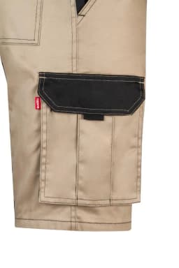 Bermudas bicolor multibolsillos