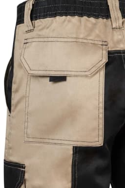 Bermudas bicolor multibolsillos