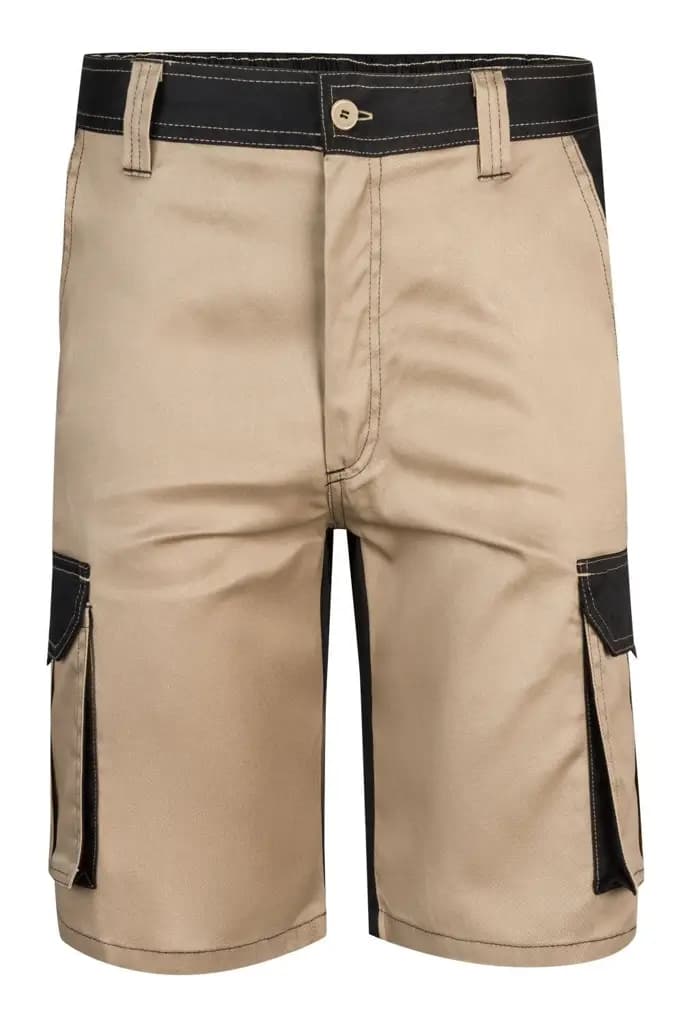 Bermudas bicolor multibolsillos