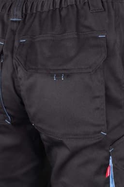 Pantalón stretch bicolor multibolsillos