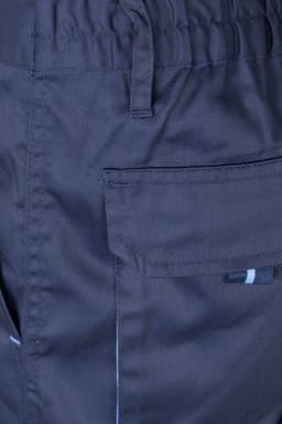 Pantalón stretch bicolor multibolsillos