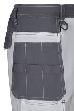 Bermudas canvas stretch bicolor con bolsillos flotantes