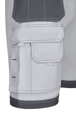 Bermudas canvas stretch bicolor con bolsillos flotantes