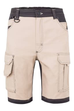 Bermudas canvas stretch bicolor con bolsillos flotantes