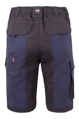 Bermudas canvas stretch bicolor con bolsillos flotantes