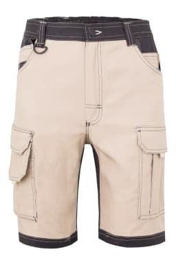 Bermudas canvas stretch bicolor con bolsillos flotantes