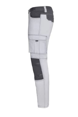 Pantalón stretch bicolor