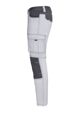 Pantalón stretch bicolor