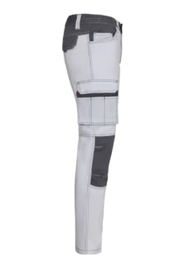 Pantalón stretch bicolor