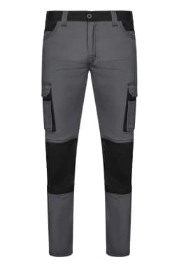 Pantalón stretch bicolor