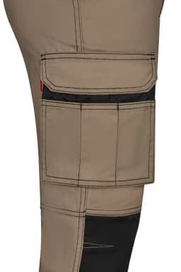 Pantalón stretch bicolor