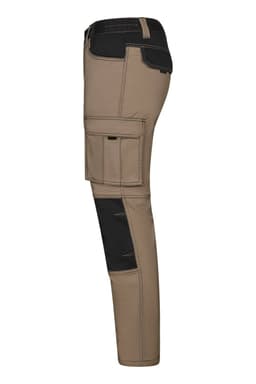 Pantalón stretch bicolor