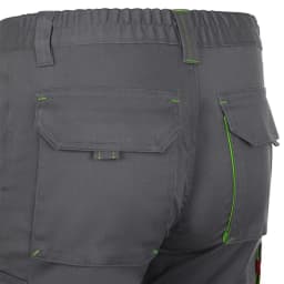 Bermudas stretch bicolor multibolsillos