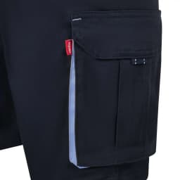 Bermudas stretch bicolor multibolsillos