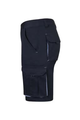 Bermudas stretch bicolor multibolsillos