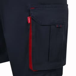 Bermudas stretch bicolor multibolsillos