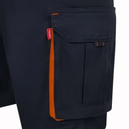 Bermudas stretch bicolor multibolsillos