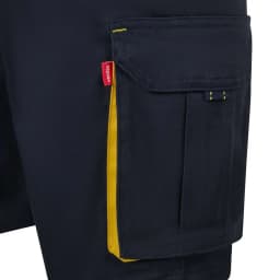 Bermudas stretch bicolor multibolsillos