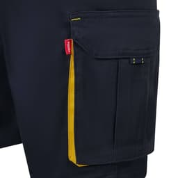 Bermudas stretch bicolor multibolsillos