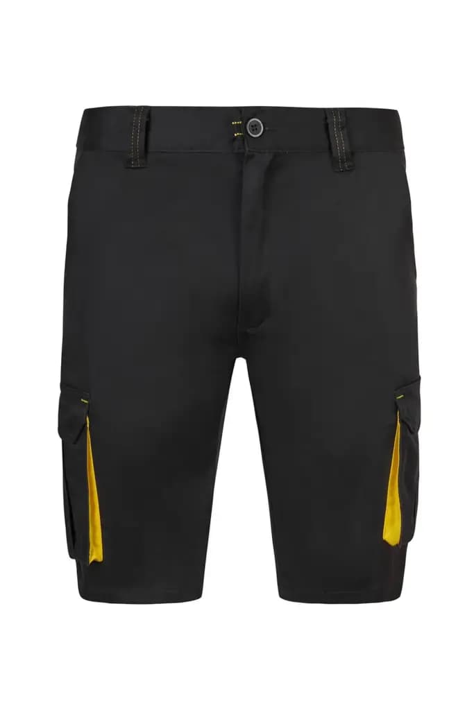 Bermudas stretch bicolor multibolsillos