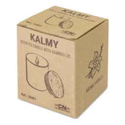 VELA AROMATICA TAPA BAMBÚ "KALMY"