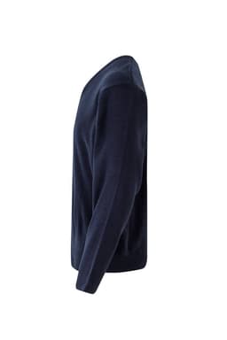 Jersey punto fino con cuello en pico