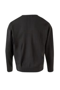 Jersey punto fino con cuello en pico