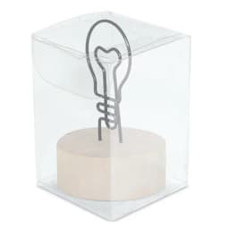 MEMO CLIP CON BASE DE MADERA "EUREKA"