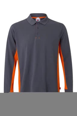 Polo bicolor manga larga