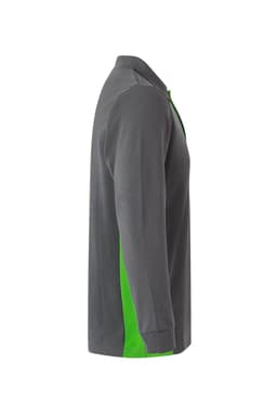 Polo bicolor manga larga